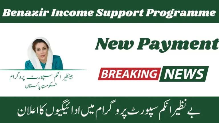 Check Online New Payment of Benazir Income Support Programme 