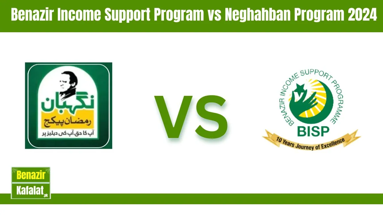 The Neghahban Program vs The Benazir Income Support Program