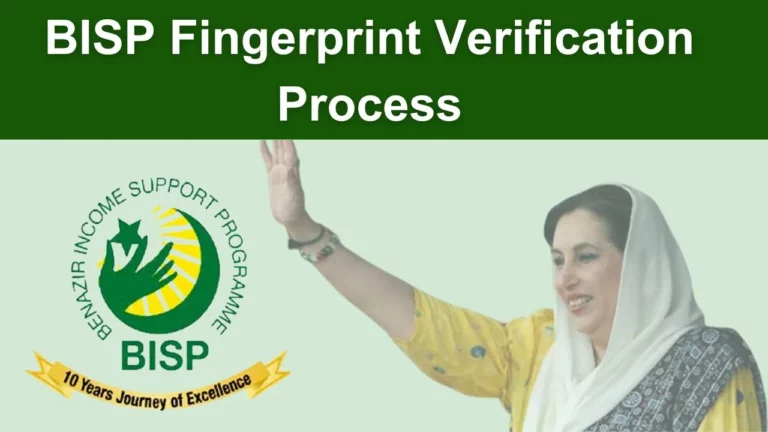 BIG News BISP starts Fingerprint Verification Process - Latest April 2024 Updates!