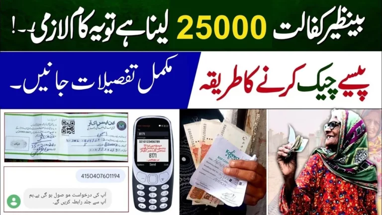 Good News! Get Rs. 25000 from the Government of Pakistan under the Ehsaas Kafalat Program 2024, Latest Updates 2024