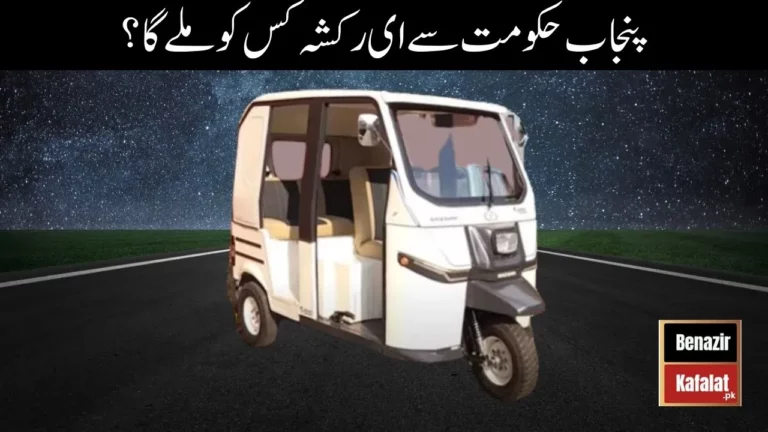 Alert! Who Will Get the E-Rickshaw From the Government of Punjab, Latest Updates 2024